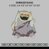 Gurgled Poke Embroidery File 6 sizes