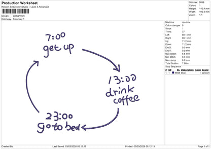 Getup Embroidery File 6 size