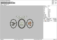 Ghost 2507a Embroidery File 6 sizes