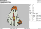 Ghost Pacifico Embroidery File 6 sizes