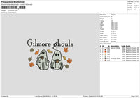 Ghosts Fall Embroidery File 6 sizes