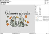 Ghosts Fall Embroidery File 6 sizes