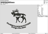Outfittertext Embroidery File 6 sizes