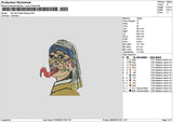 Drawing 2806 Embroidery File 6 sizes
