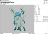 Glaceon Embroidery File 6 sizes