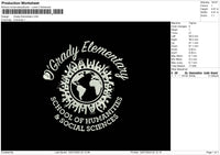 Gradytext Embroidery File 6 sizes