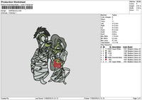 Guffi Mummy Embroidery File 6 sizes
