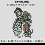 Guffi Mummy Embroidery File 6 sizes