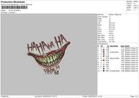 Smile2805 Embroidery File 6 sizes