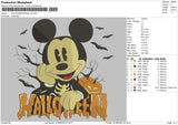 Halloween Mickey V2 Embroidery File 6 sizes