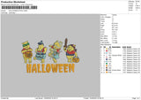 Halloween Pooh Embroidery File 5 sizes