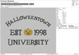 Halloweento Embroidery File 6 sizes