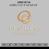 Logo 2511a Embroidery File 6 sizes