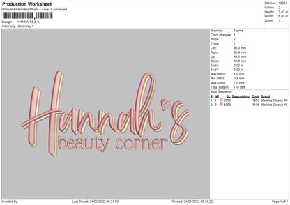 Hannah Embroidery File 4 size