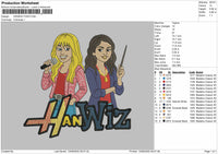 Hanwiztext Embroidery File 6 sizes