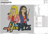 Hanwiztext Embroidery File 6 sizes