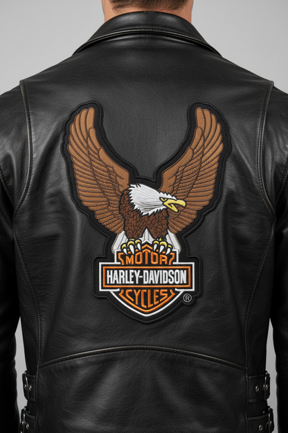 Harley Davidson Eagle Embroidery File 4 size