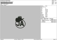 Hatcircle 01 Embroidery File 6 sizes