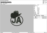 Hatcircle 01 Embroidery File 6 sizes