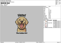 Hazel Embroidery File 6 sizes