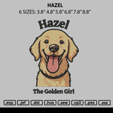 Hazel Embroidery File 6 sizes