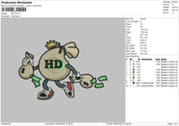 Shd Embroidery File 6 sizes