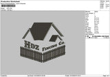 Hdztext Embroidery File 6 sizes