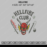 HellFire Embroidery File 4 size