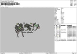 Beastietext Embroidery File 6 sizes