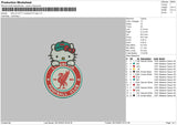 Kitty Liverpool Embroidery File 6 sizes