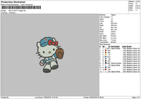 Kitty Ranger 02 Embroidery File 6 sizes