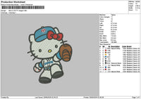 Kitty Ranger 02 Embroidery File 6 sizes