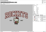 Hk Rockets V2 Embroidery File 6 sizes