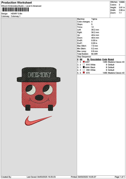Red Bus Embroidery File 6 sizes