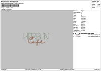Herbtext Puff Embroidery File 6 sizes