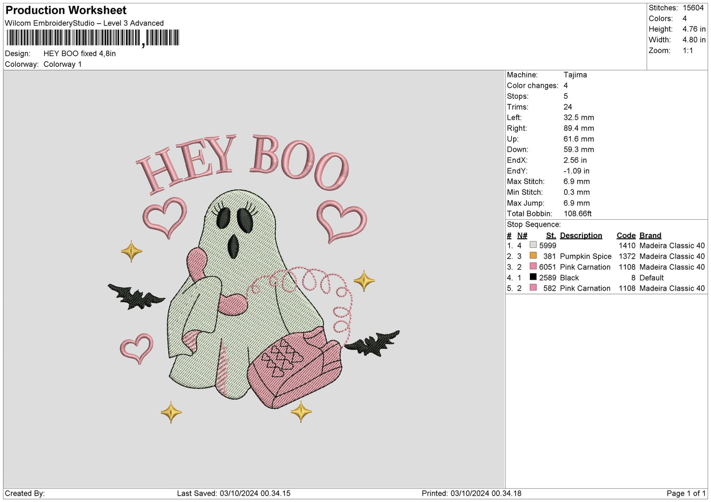 Boo 0210 Embroidery File 6 sizes