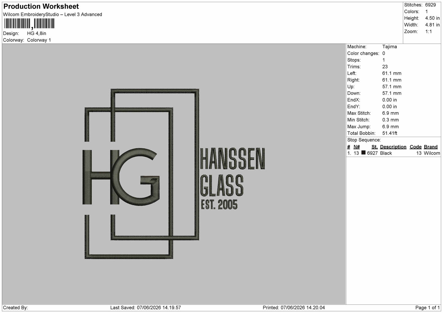 Hg Sqaure Line Embroidery Machine Design File 6 sizes