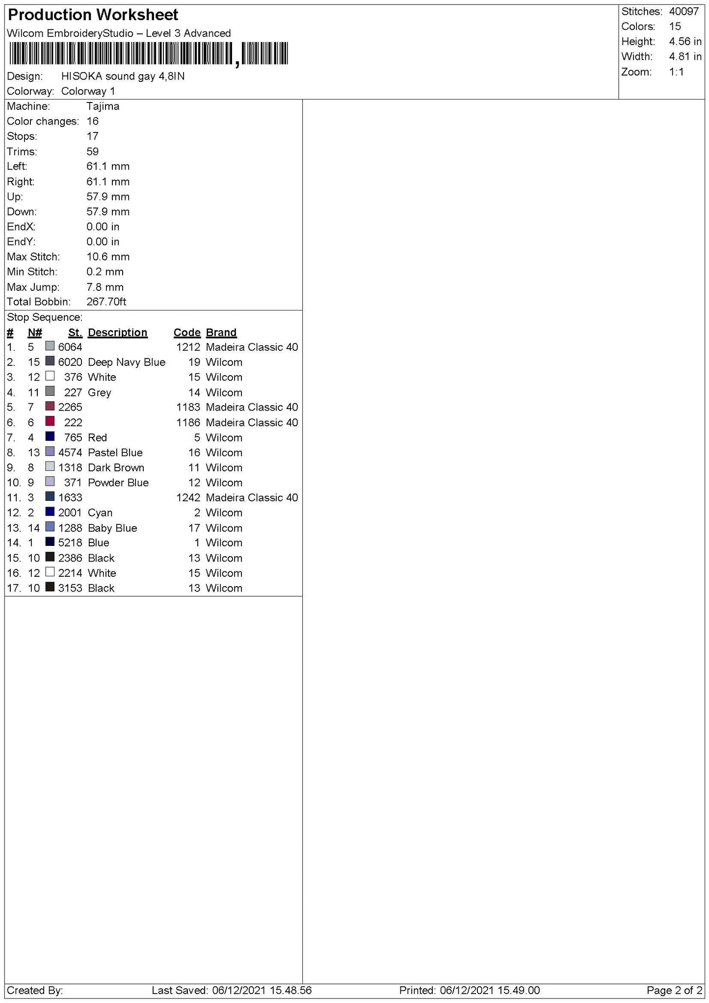 Hisooka 004 Embroidery File 4 size