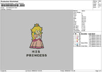 Princesstext 1808 Embroidery File 6 sizes