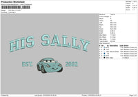 Sally 3103 Embroidery File 6 sizes