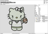 Hk Cowboys App Embroidery File 6 sizes