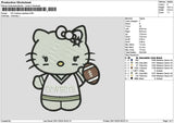 Hk Cowboys App Embroidery File 6 sizes