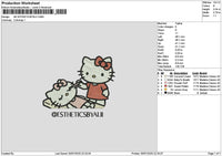 Hk Sleep 02 Embroidery File 6 sizes