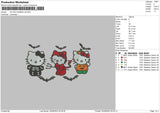 Hk Halloween V8 Embroidery File 6 sizes