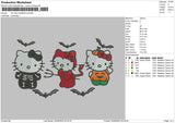 Hk Halloween V8 Embroidery File 6 sizes