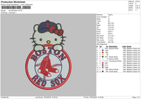 Hk Boston Embroidery File 6 sizes