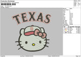 Texas Hk 1204 Embroidery File 6 sizes