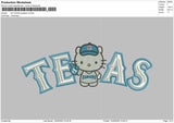 Texas Hk V2 Embroidery File 6 sizes