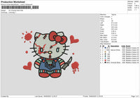 Hk Chucky Embroidery File 6 sizes