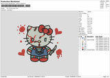 Hk Chucky Embroidery File 6 sizes